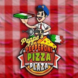 Peppe’s Pepperoni Pizza Plaza logo by Pragmatic Play at My Empire Casino